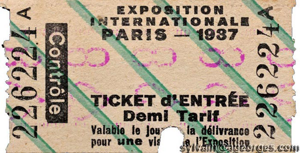 paris exposition 1937 train electrique